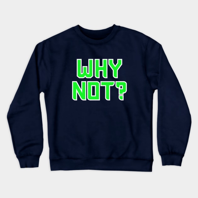 Why Not Seattle - Navy 2 Crewneck Sweatshirt by KFig21